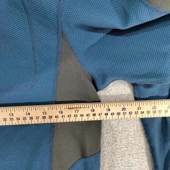 Nike FitDry Pullover Shirt Mens Sz M Blue ACG 1/4 Zip Long Sleeve Hiking Outdoor - Picture 6 of 12